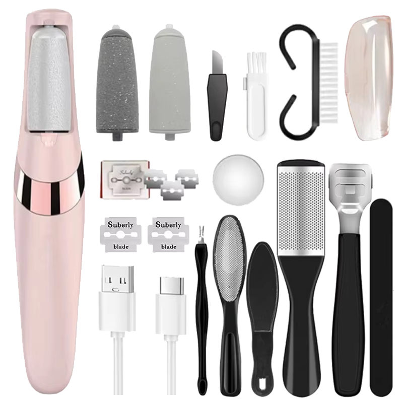 Skincare Ingredients Checker - 충전식 전동 발 각질 제거기 1+10