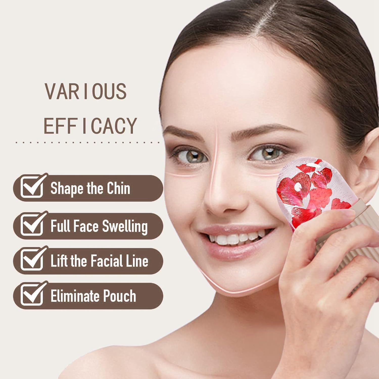 페이셜 뷰티 아이스 롤러 & 구아샤 세트 눈 및 얼굴  - Skincare Ingredients Checker 리뷰 및 가격