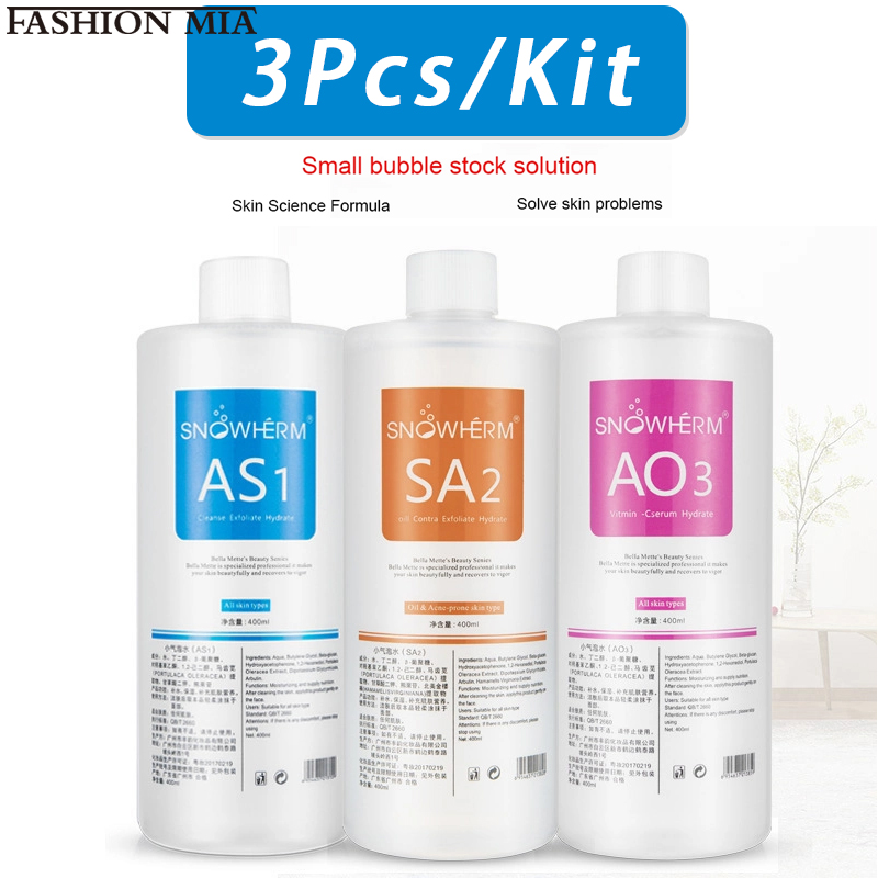 3 Pcs/1200ml 아쿠아 필 솔루션 AS1 SA2 - Skincare Korea 리뷰 및 가격